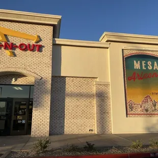 outside