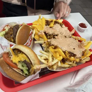 food, burgers