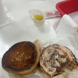 1/3/22 10:03pm- Burnt buns for the first time