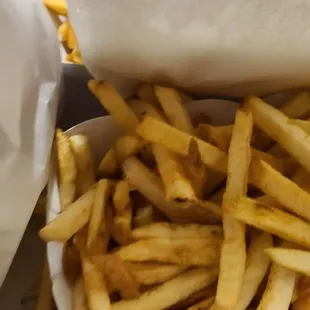 ows a box of french fries