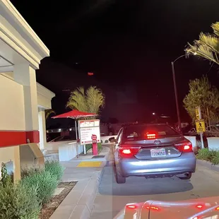 sushi and sashimi, outside