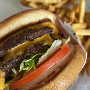 Double double w extra well done fries