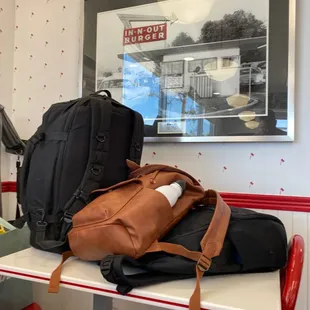 Had to stop on the way to the airport!