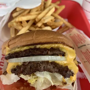 ows cheeseburger and fries