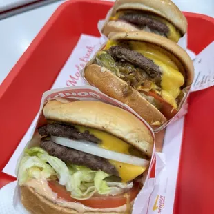 Animal Style Double Double &amp; Cheeseburger