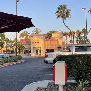 Palm trees and In-N-Out.