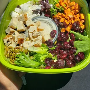 Harvest salad add chicken