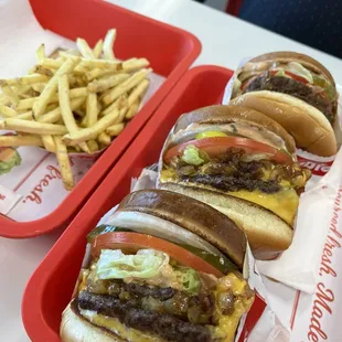 The burgers we ordered