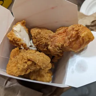 Chicken tenders, not too bad
