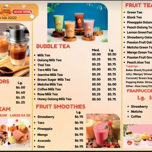 menu, sushi and sashimi