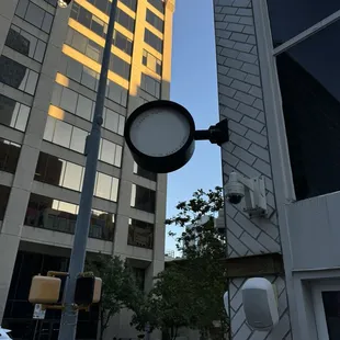 outside