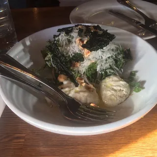 Burrata and Kale