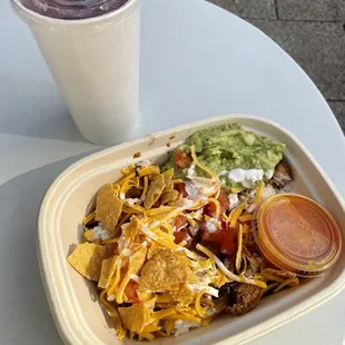 Fall taco bowl