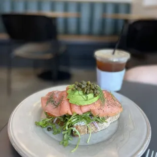 Smoked Salmon Tartine