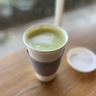 Matcha latte $8. RIP my wallet