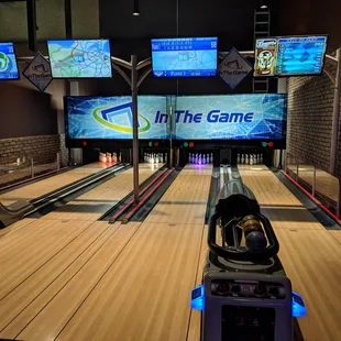 Get your crew together for some mini bowling! NEW to In The Game Funtrackers!