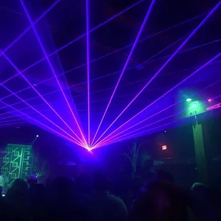 on the dance floor