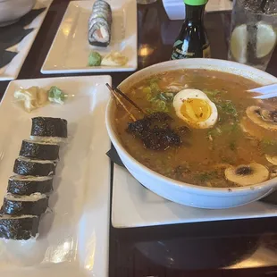 Chefs Ramen and Bok Roll