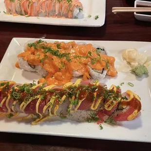 sashimi, sushi and sashimi, sushi, food