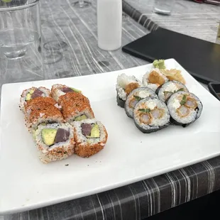 Sushi. Only an hour after ordering. Appetite pretty much gone at this point.