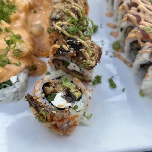 sashimi, sushi, sushi and sashimi, food