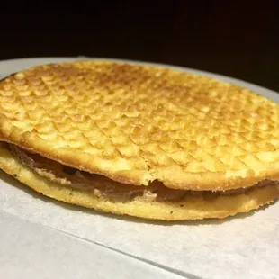 Chicken liver stroopwaffle