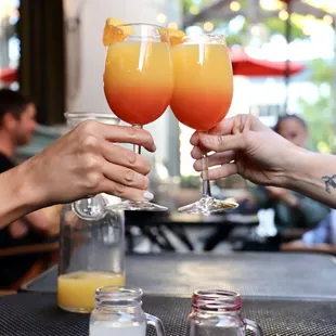 Mimosas - with grenadine