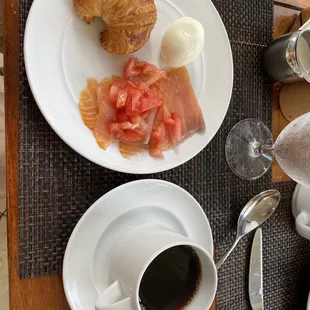 Some food from the cold buffet