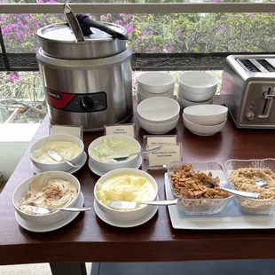 cold breakfast buffet bar $40