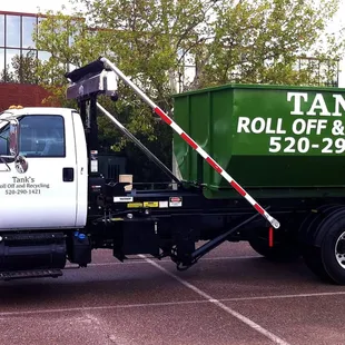 Tank's Roll Off &amp; Recycling makes transport easy for green or construction debris to our facility, by renting a 15,20,30, or 40-yd roll off.
