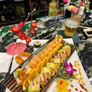 Sushi at the bar!