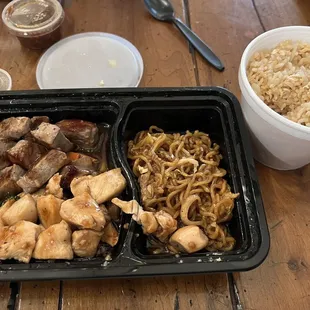 Hibachi dinner combo