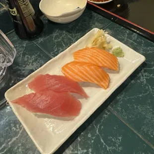 Tuna and Salmon