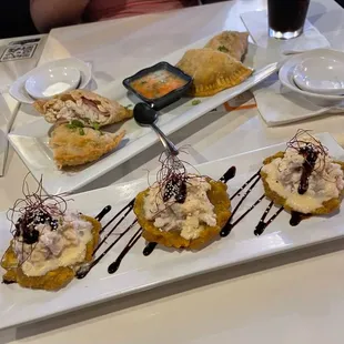 Ceviche Empanadas de ceviche