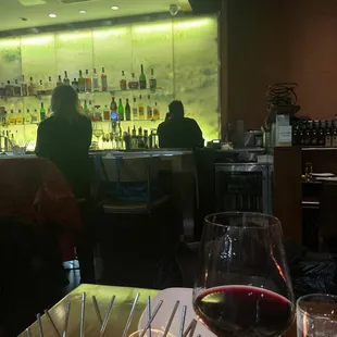 Caesar behind the bar