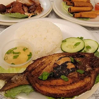Fried Marinated Bangus / Daing Bangus