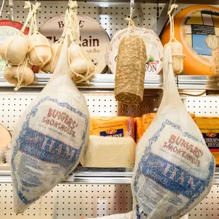 a variety of cheeses