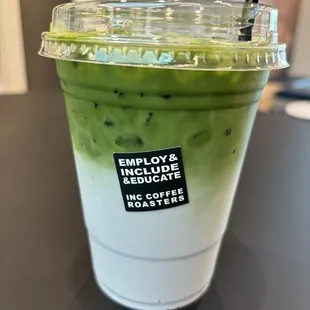 Inc matcha latte (vanilla) $7