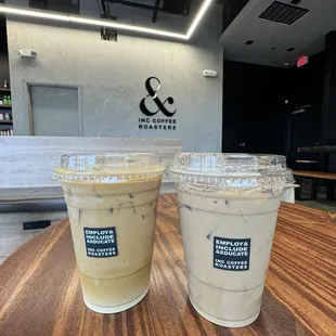 Spanish Latte, Marble Cold Brew