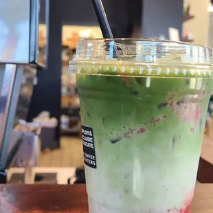 Strawberry matcha