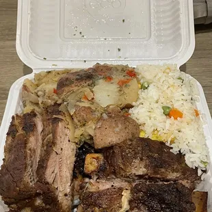 Pork Ribs Combo Platter
