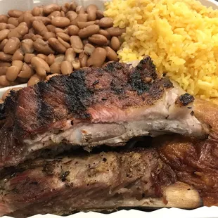 Chicken and Rib Combo Platter