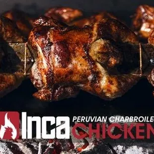 grilled chicken on a grill