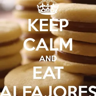 keep calm and eat alfajores
