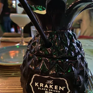 Tumi Punch in a Kraken vessel. Yum!