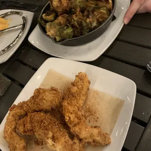 Chicken Tenders &amp; Brussels Sprouts