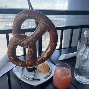 Pretzel and pub cheese