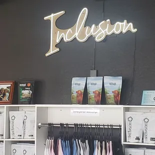 the display of their products