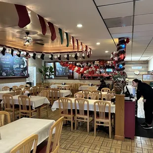 the interior of a restaurant