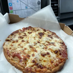 Here&apos;s the product, and in the background, is a map of where you can get it.